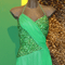 green dress