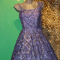 purple dress